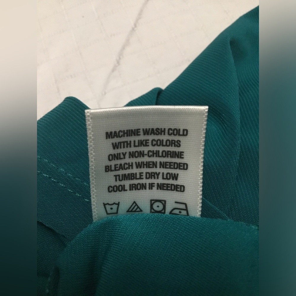 Chaus Teal V-Neck Tie-Waist Maxi Dress - Picture 6 of 16